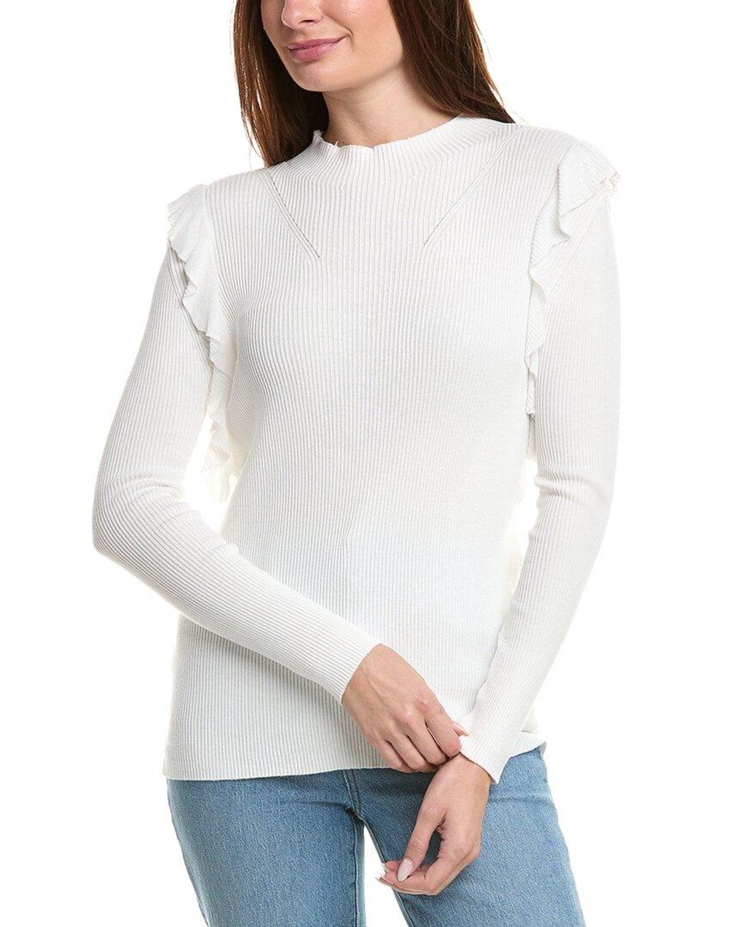 AREA STARS White Labo Knit Top