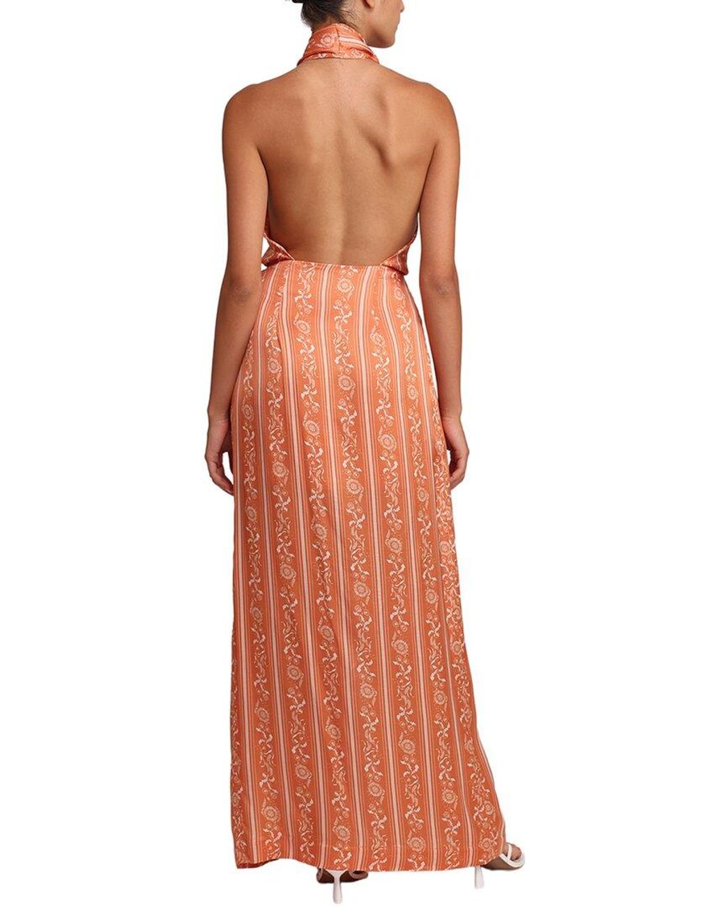 Sabina Musayev Orange Alesia Dress