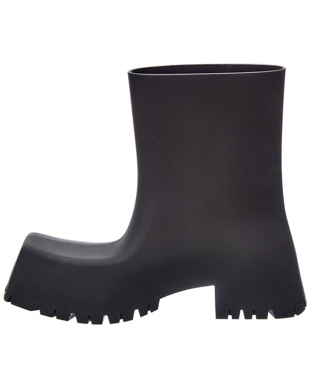 Balenciaga Black Trooper Rubber Boot