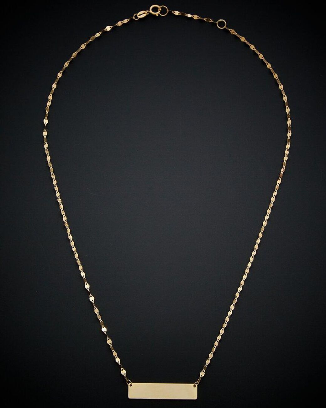 Italian Gold Black 14k Adjustable Choker