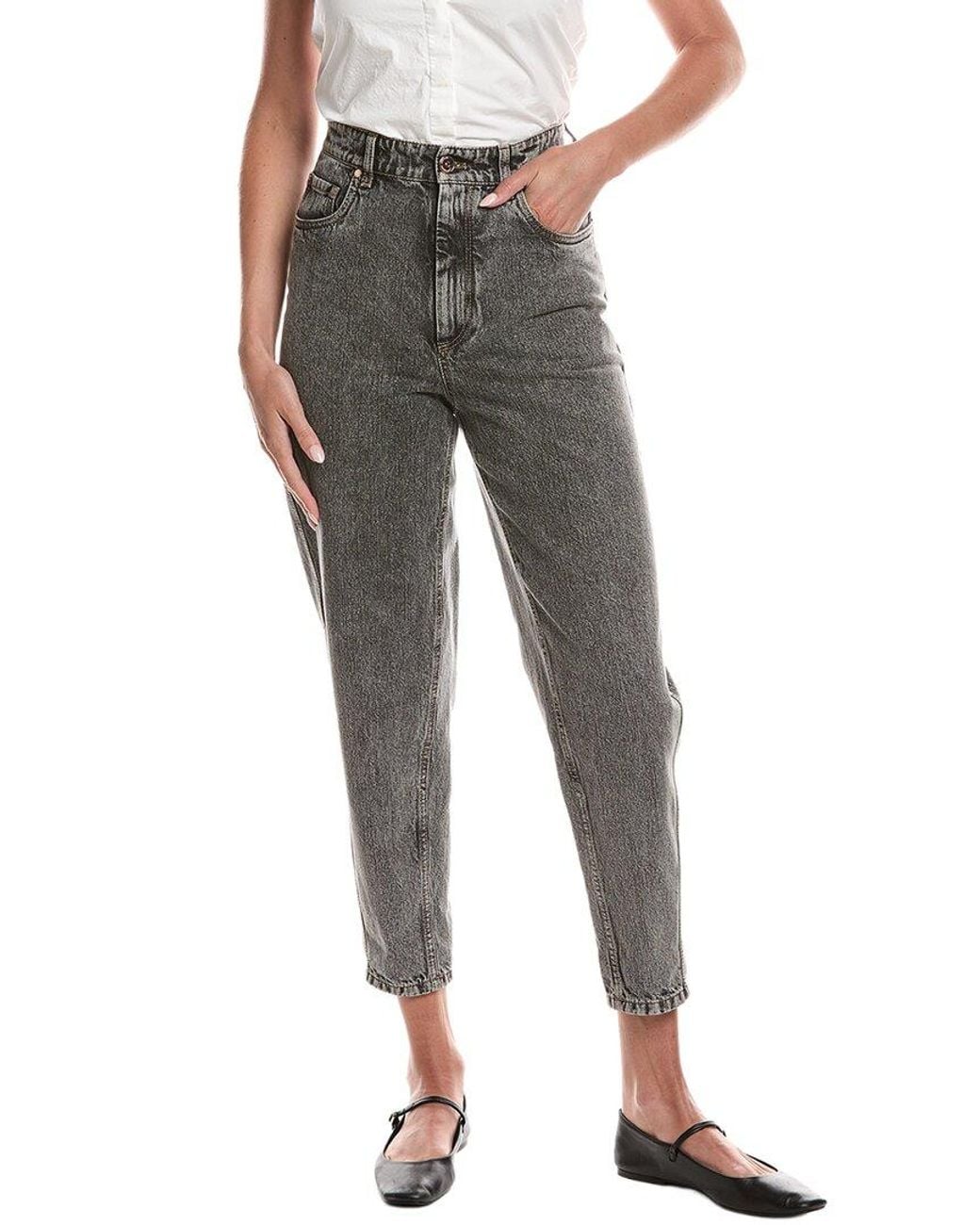 Brunello Cucinelli Gray Pant