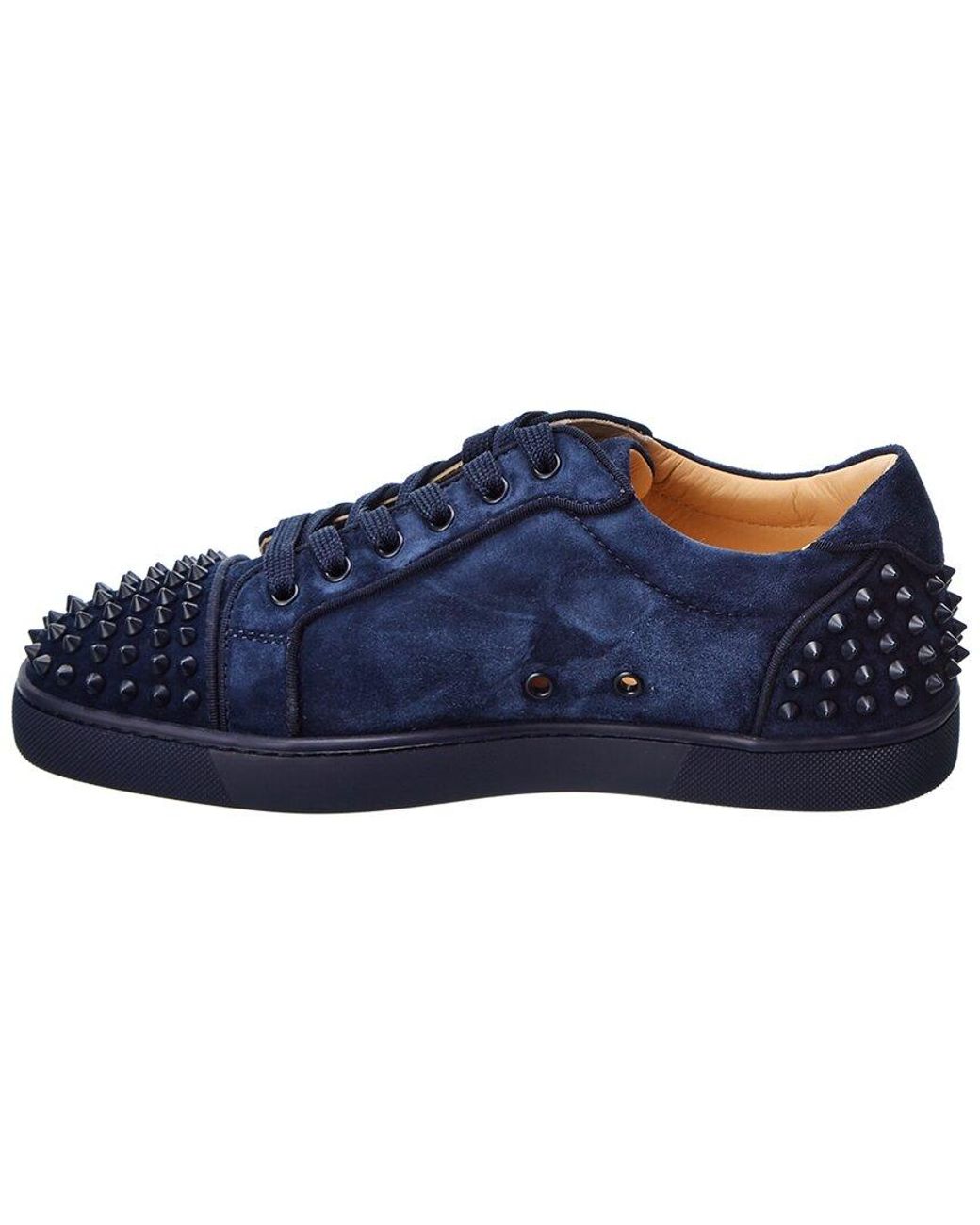 Christian Louboutin Seavaste 2 Orlato Suede Sneaker in Blue for 