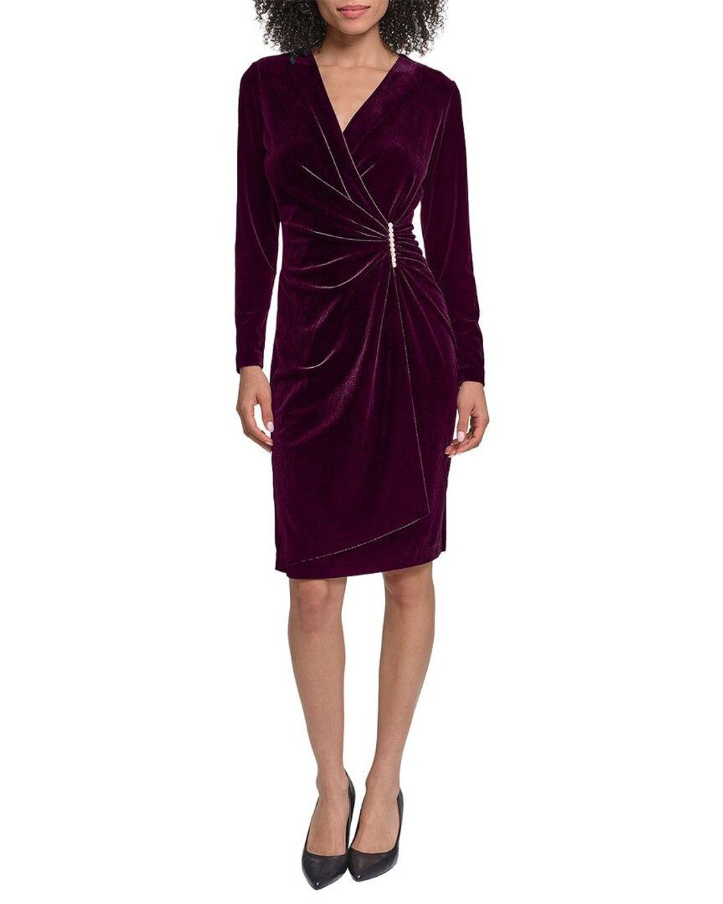 Karl Lagerfeld Purple Stetch Dress