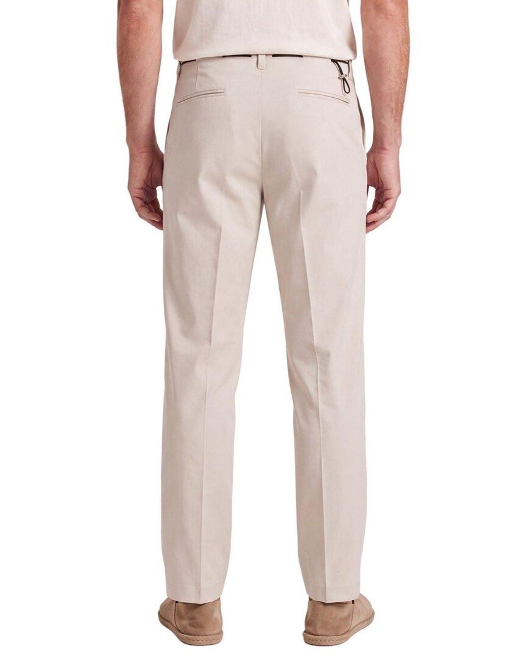 Ron Tomson Multicolor Pleated Wide Leg Trouser for men