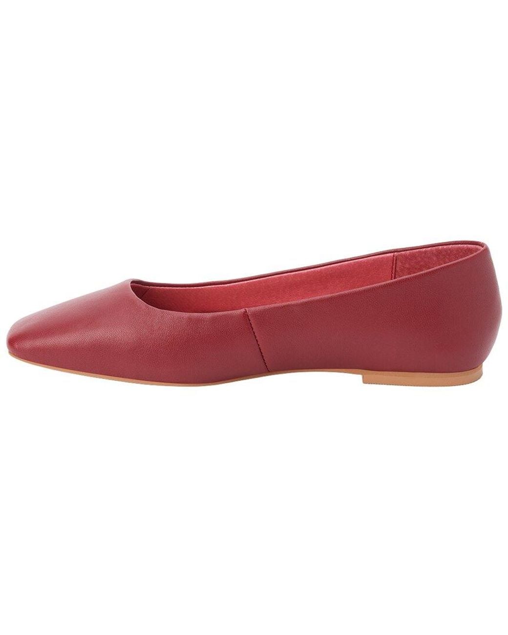 Matisse Red Phillip Leather Flat