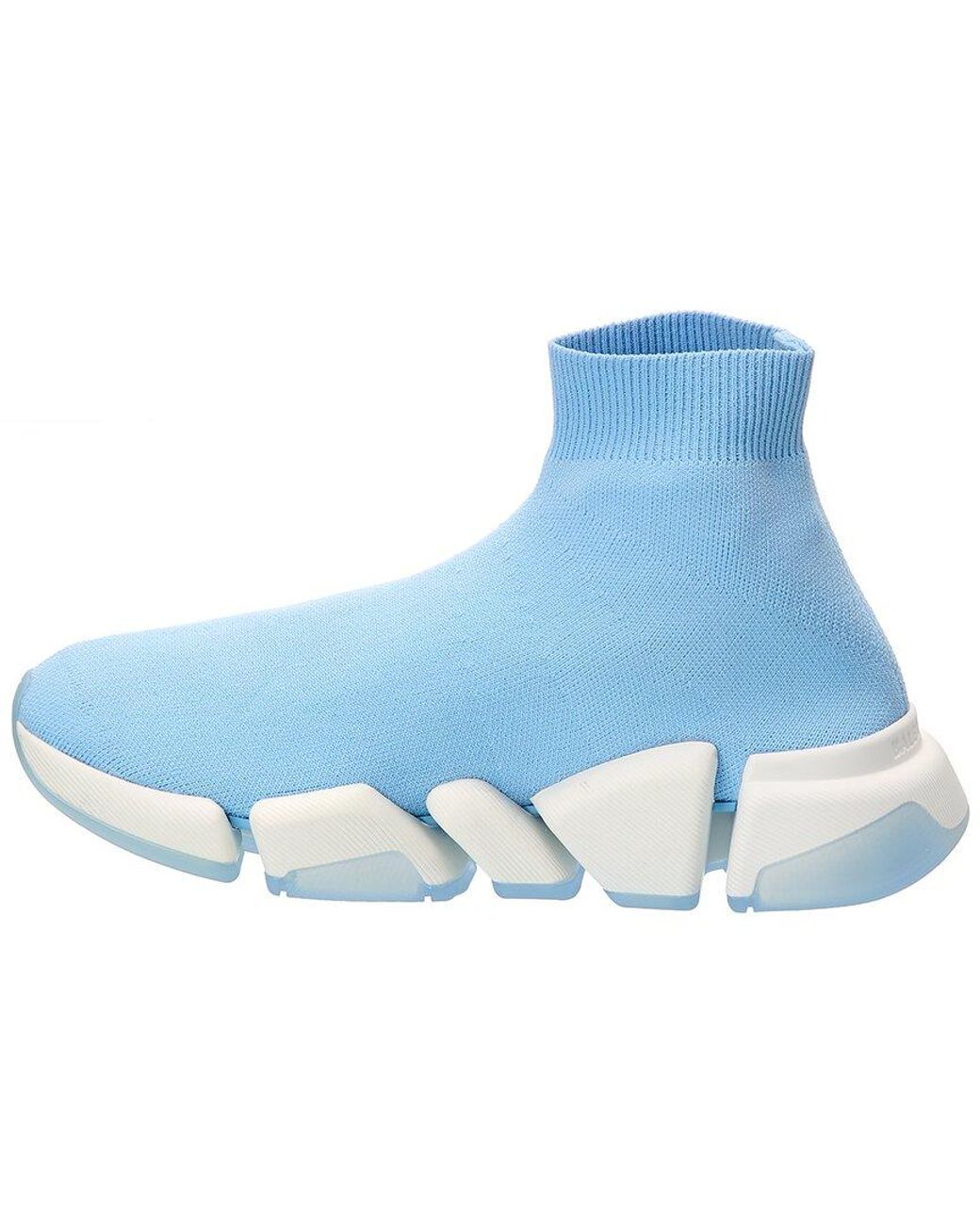 Balenciaga Speed 2.0 Sock Sneaker in Blue | Lyst