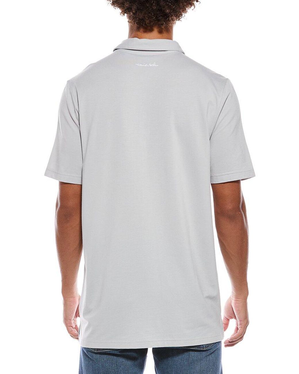 Travis Mathew White Featherweight Performance Polo Shirt for men