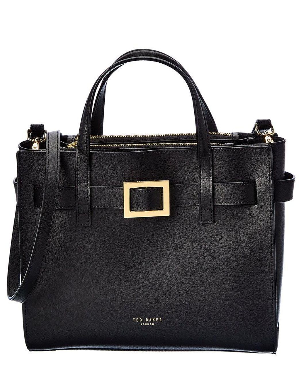 Ted Baker Elina Small Leather Tote in Black Lyst