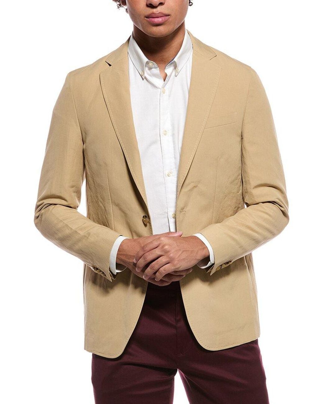 Orlebar Brown Natural Garret Linen-Blend Jacket for men