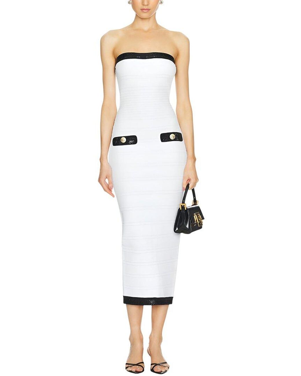 CAMILA BLANCO White Midi Dress