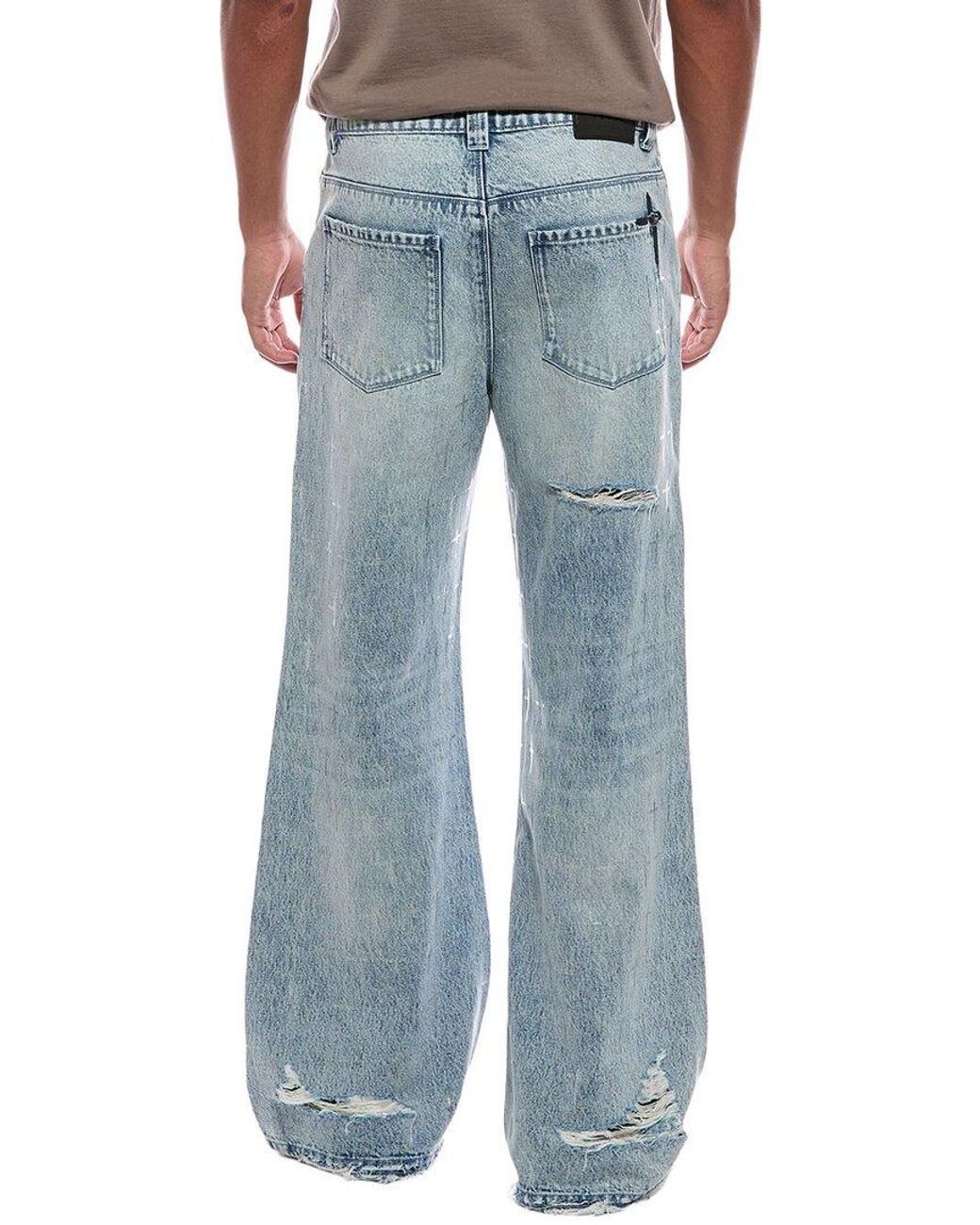 RTA Blue Hugh Wide Flare Jean for men