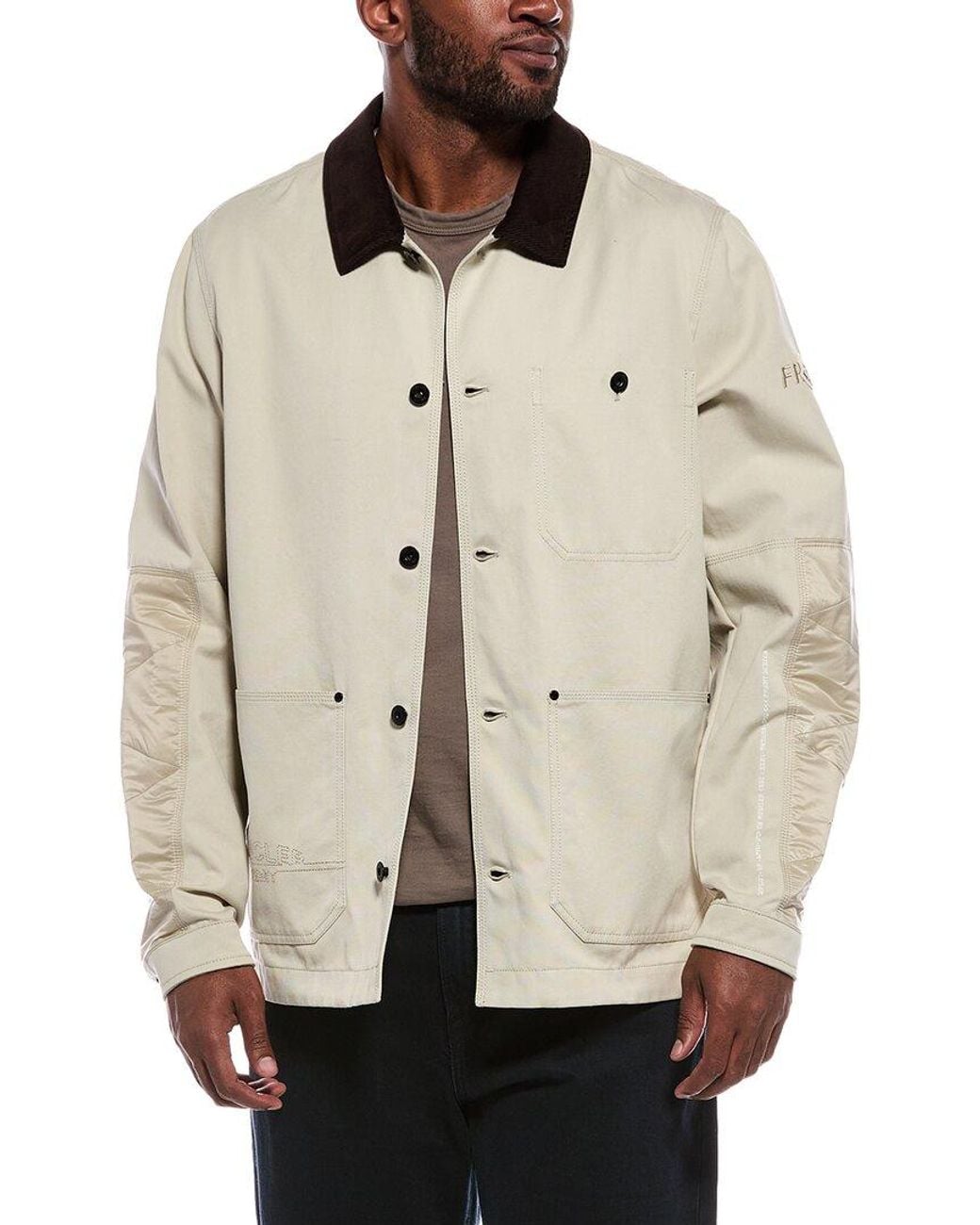 Moncler Natural Woven Jacket for men