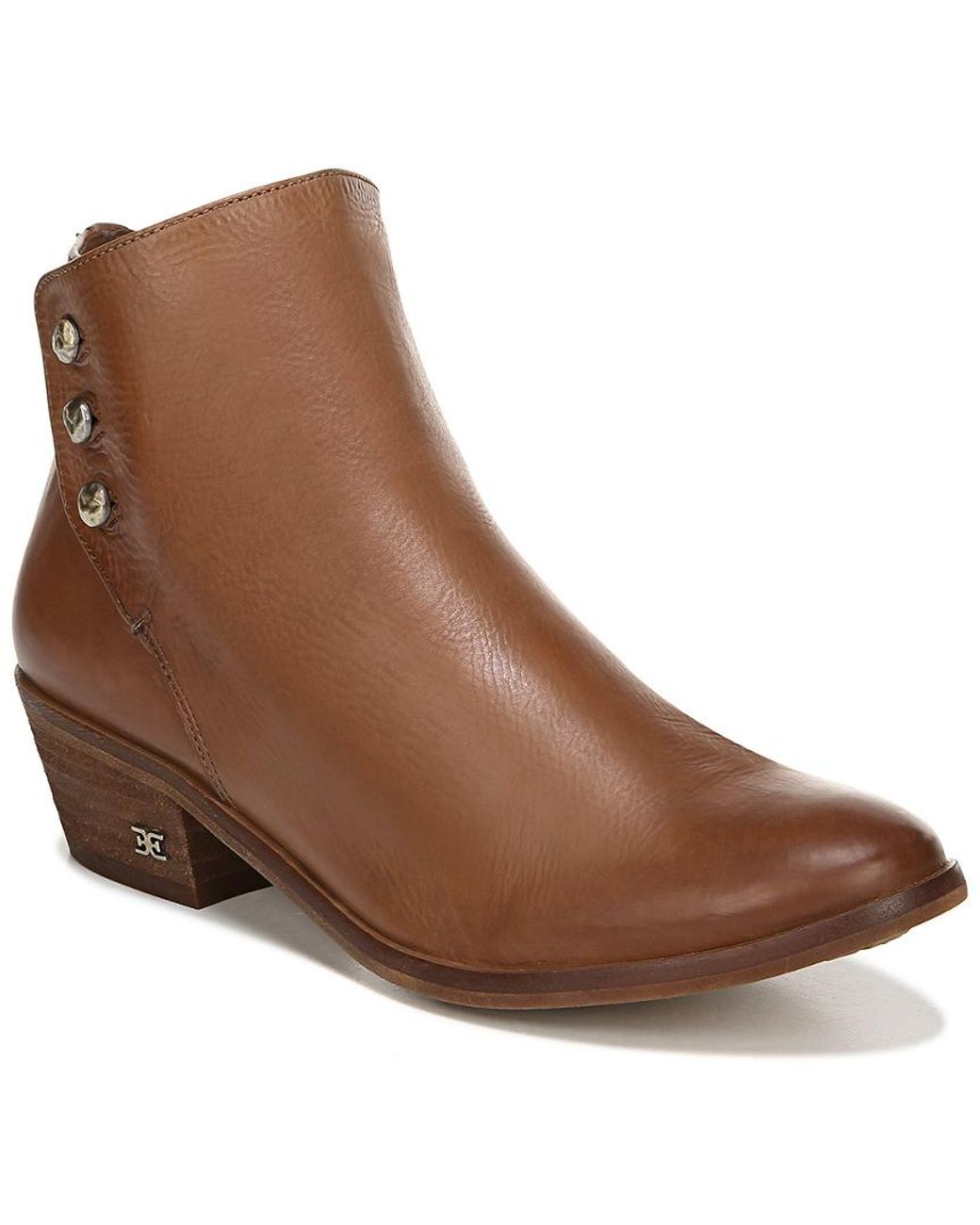 sam edelman cognac booties