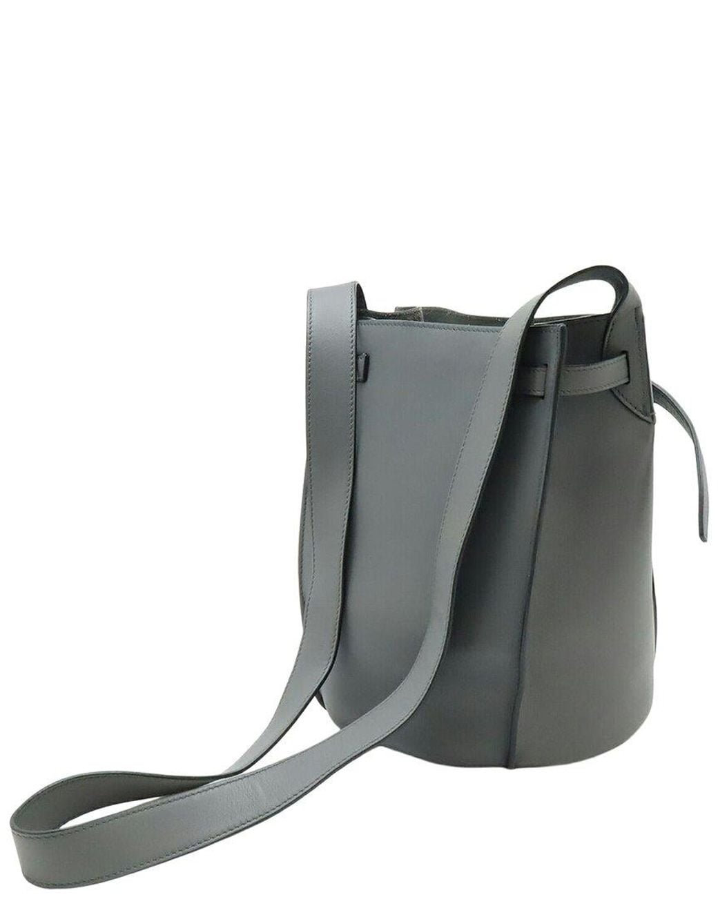 Céline Gray Calf Big Bucket Shoulder Bag (authentic Pre-loved)