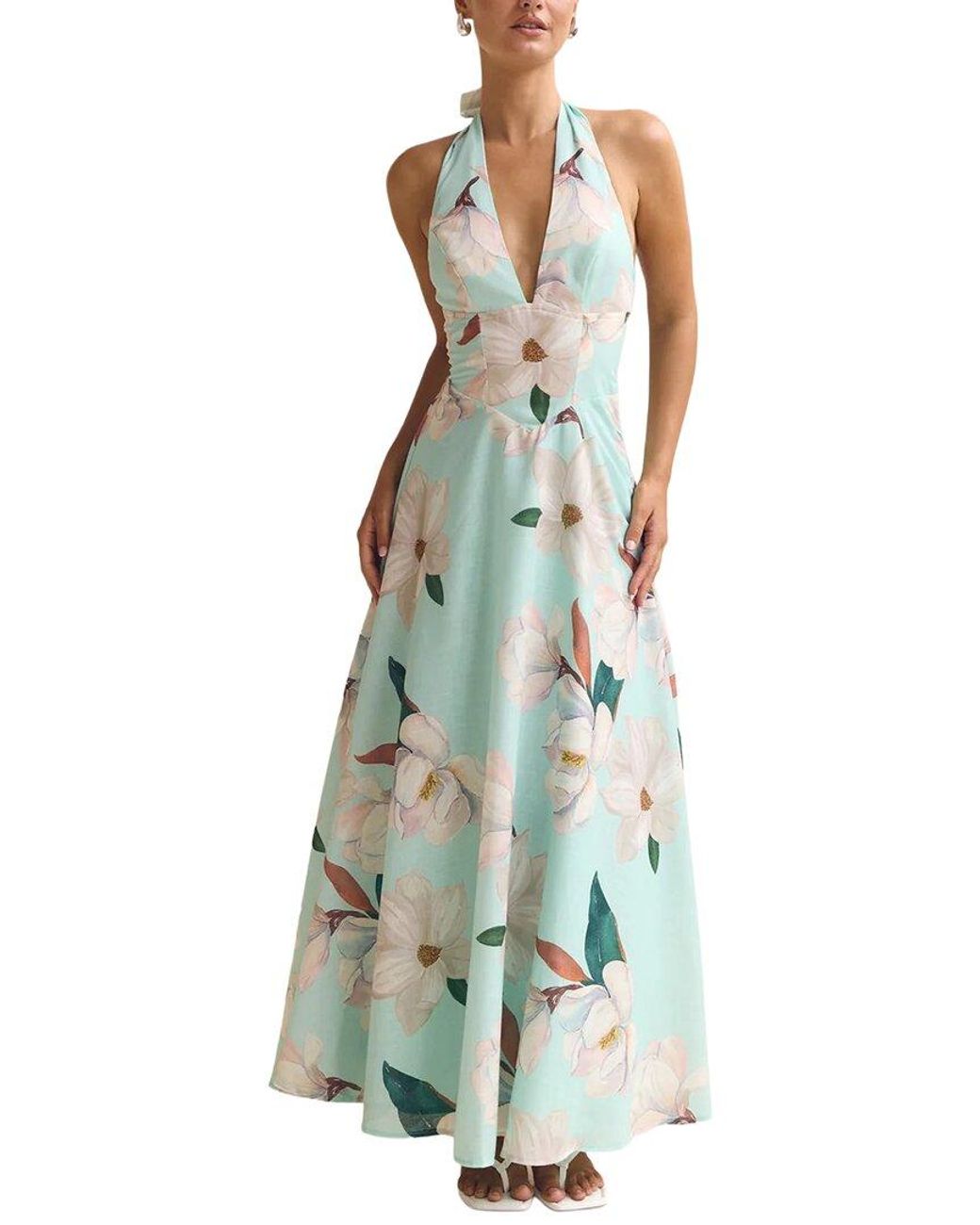 CAMILA BLANCO Green Maxi Dress
