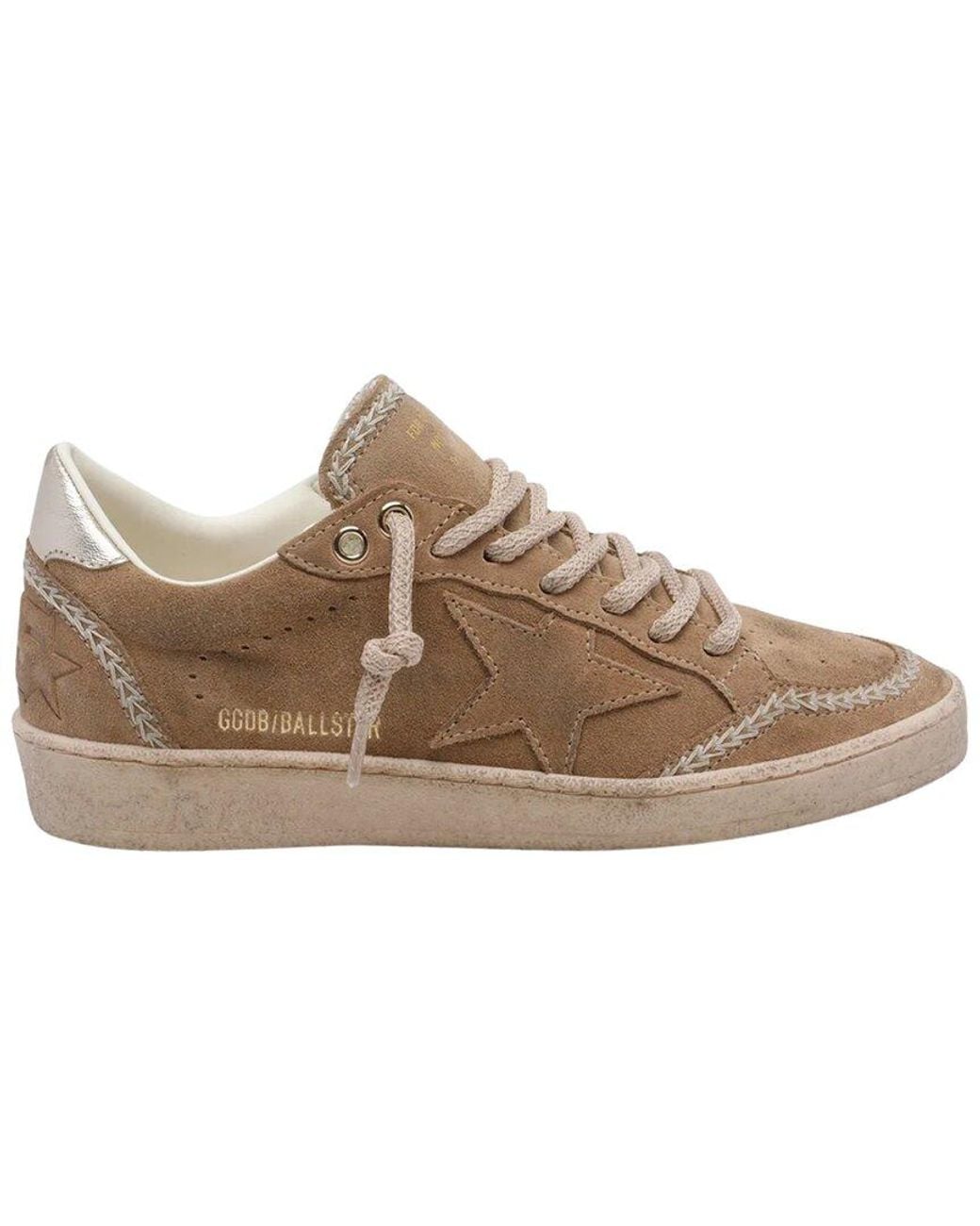 Golden Goose Deluxe Brand Brown Ball Star Suede Sneaker