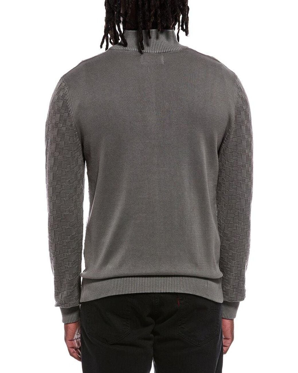 Robert Graham Gray Aubin 1/4-Zip Pullover for men