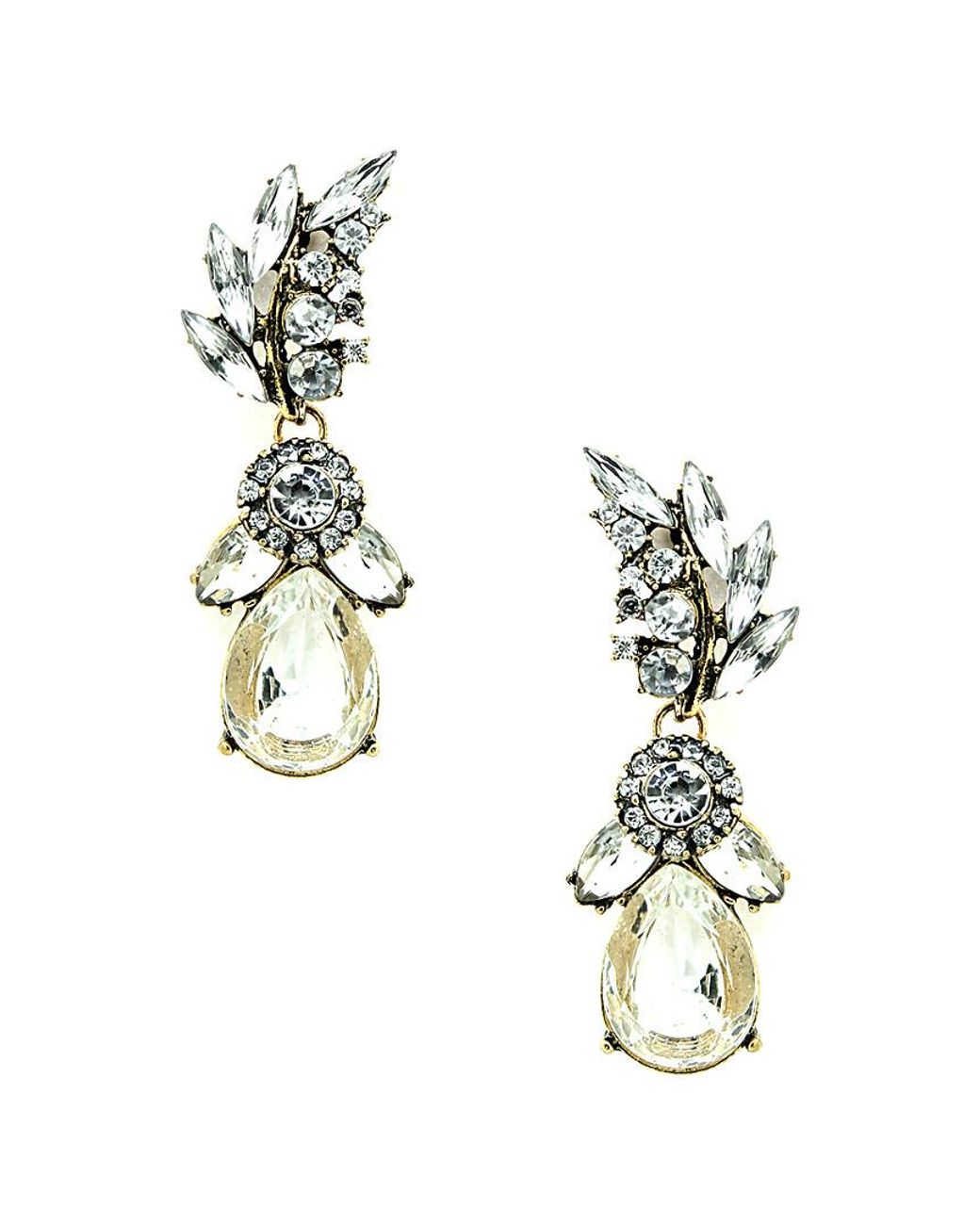 Eye Candy LA Metallic Love Earring