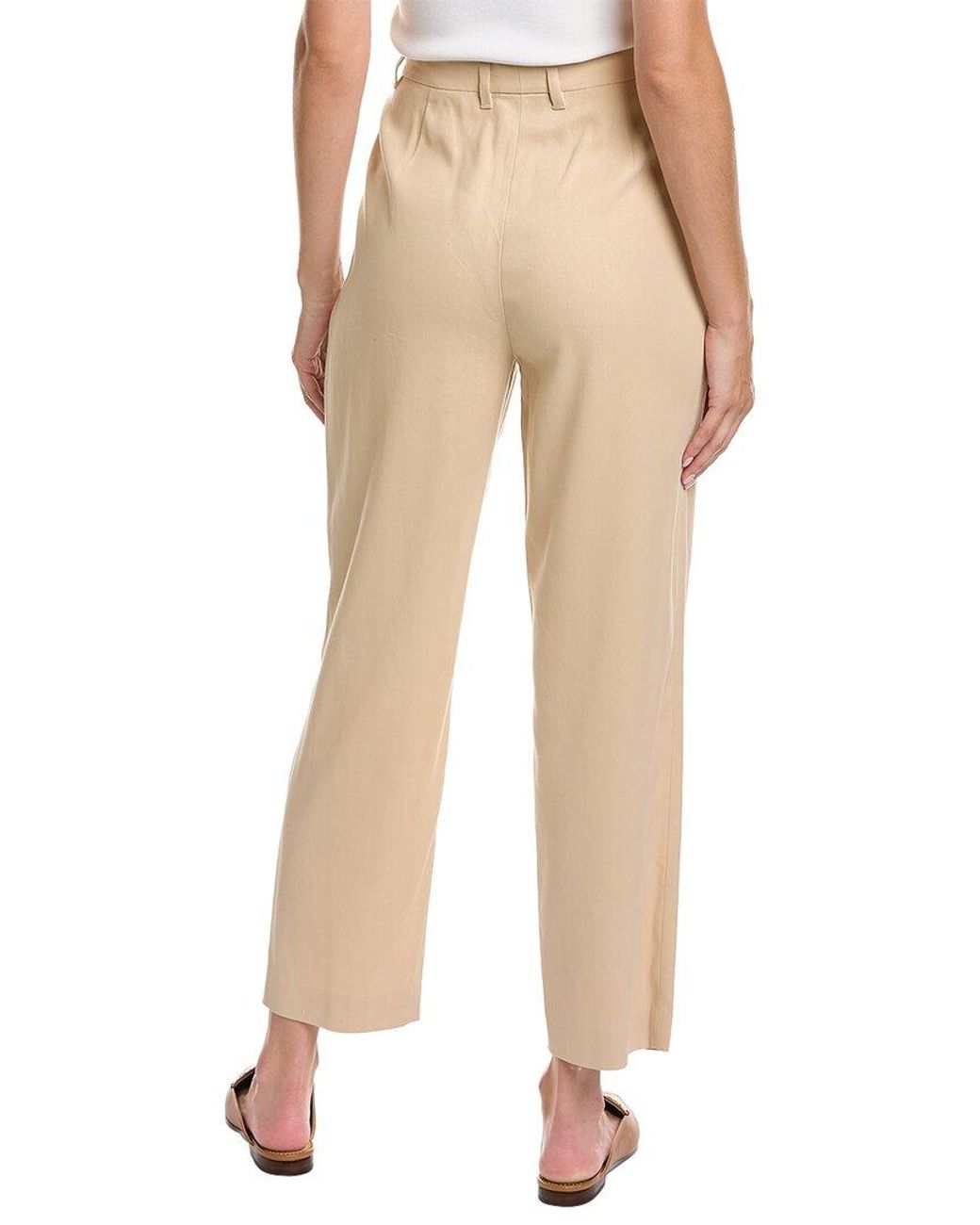 Lafayette 148 New York Natural Bridger Pleated Pant