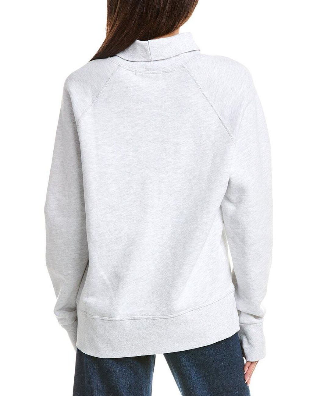 PERFECTWHITETEE White Oversized Turtleneck Sweatshirt