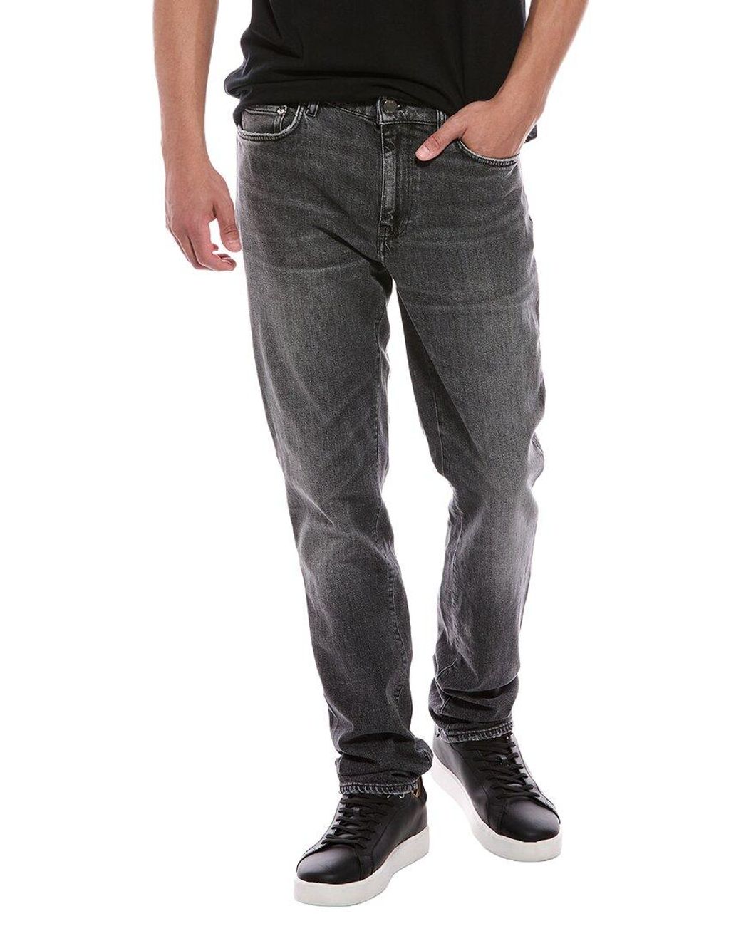 BLK DNM Gray Charcoal Straight Jean for men