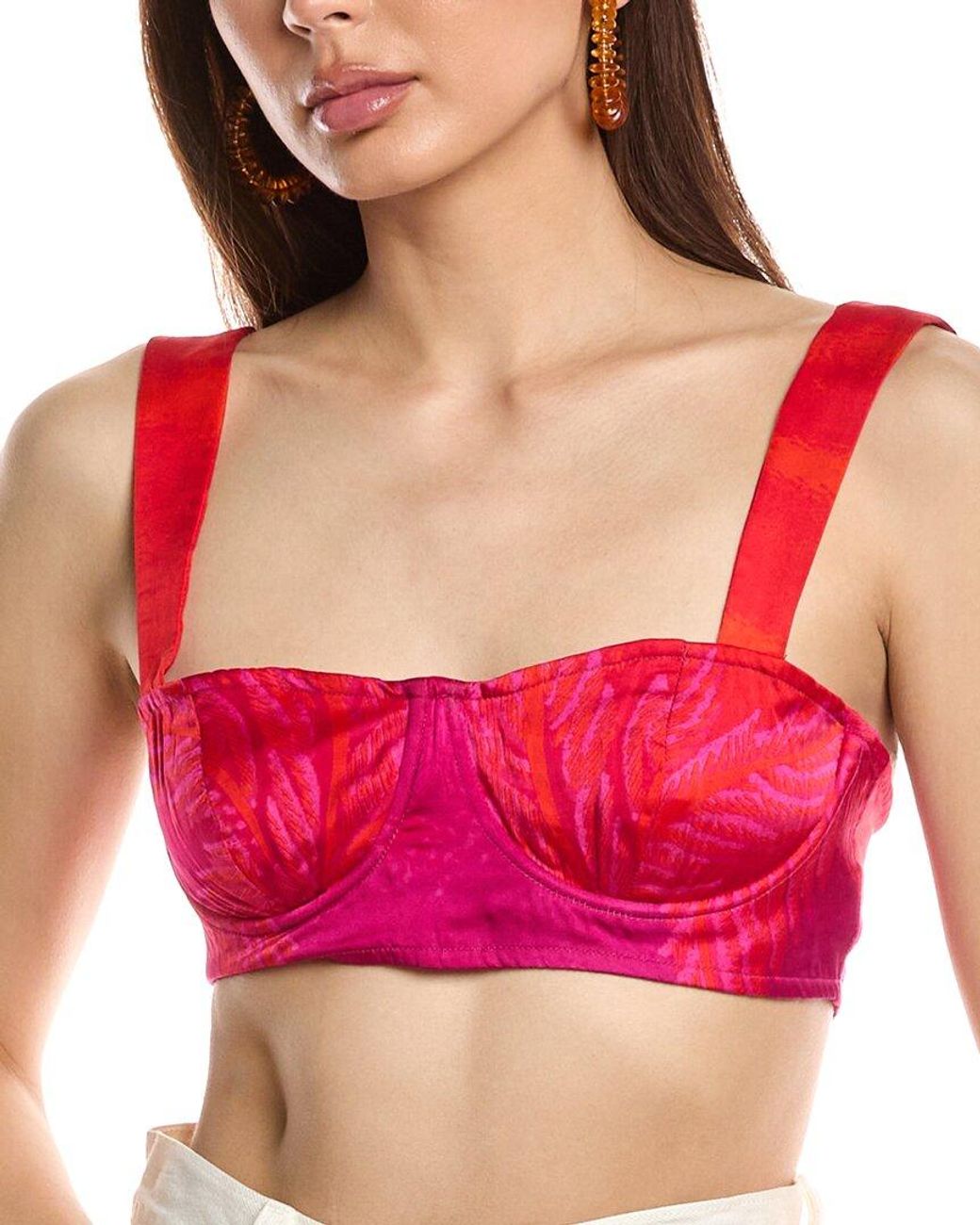 Hemant & Nandita Pink Soma Bandeau Top