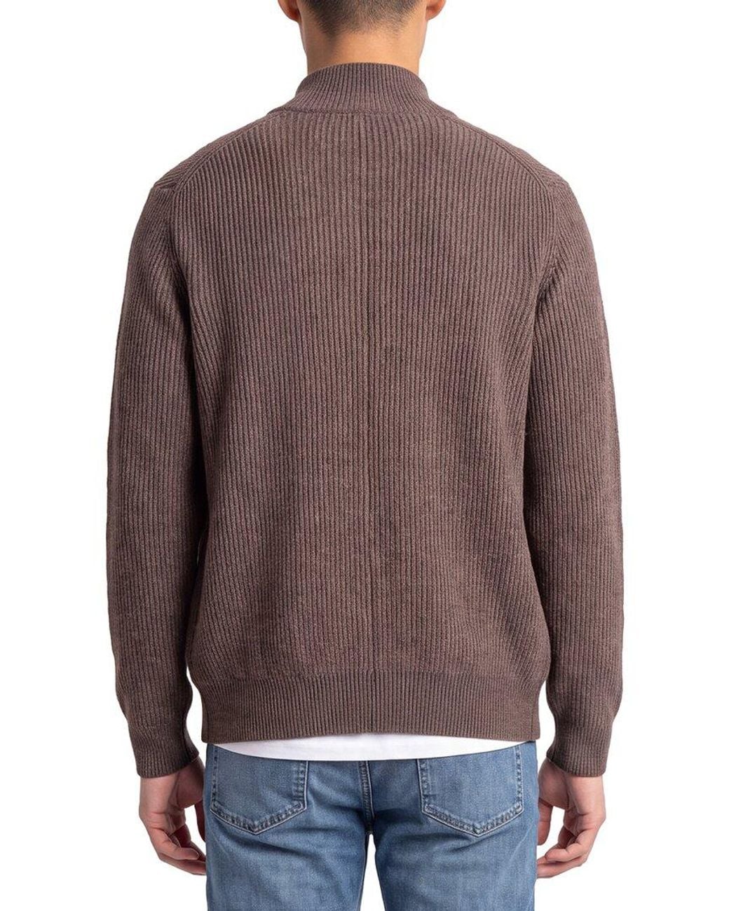 Gran Sasso Brown 100% Cashmere Cardigan for men