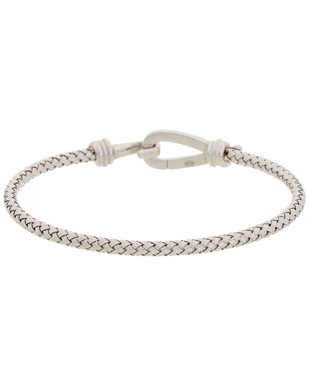 Meshmerise White 18K Rose Vermeil 0.12 Ct. Tw. Diamond Mesh Bangle