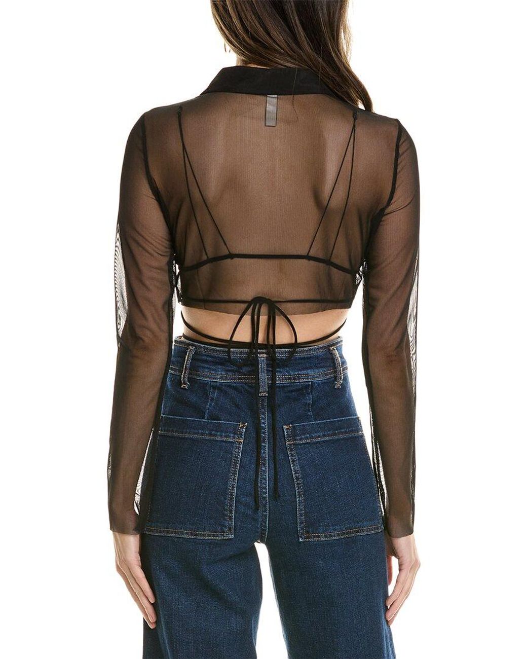 Bec & Bridge Black Bec & Bridge Blossom Top