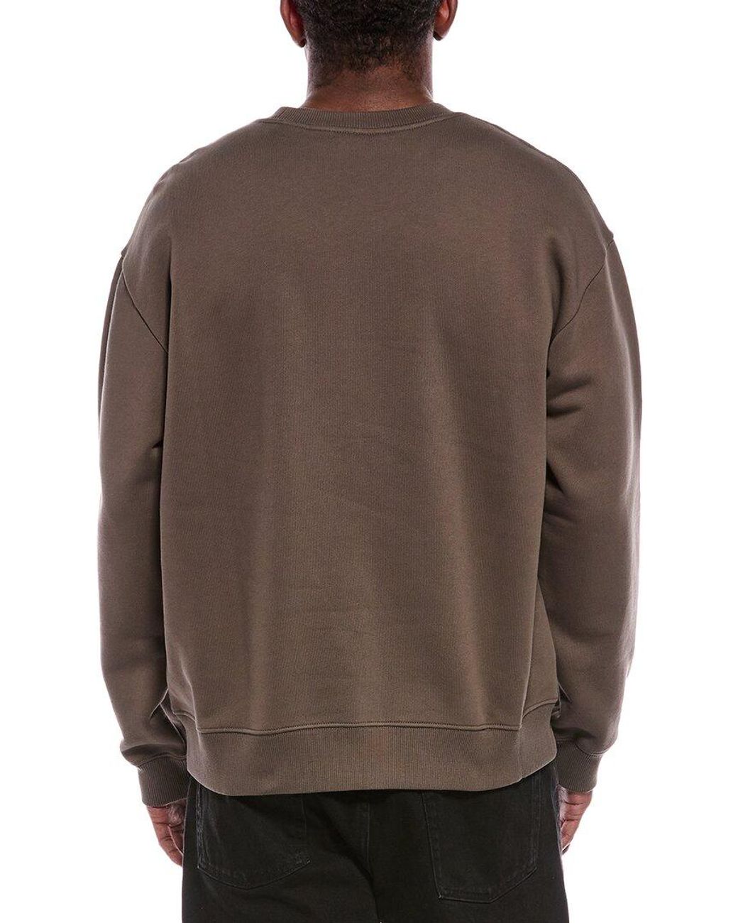 NN07 Brown David Crewneck Sweatshirt for men