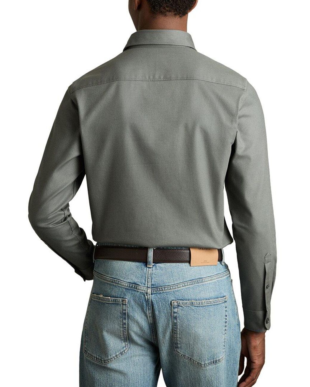 Reiss Gray Whisper Shirt for men