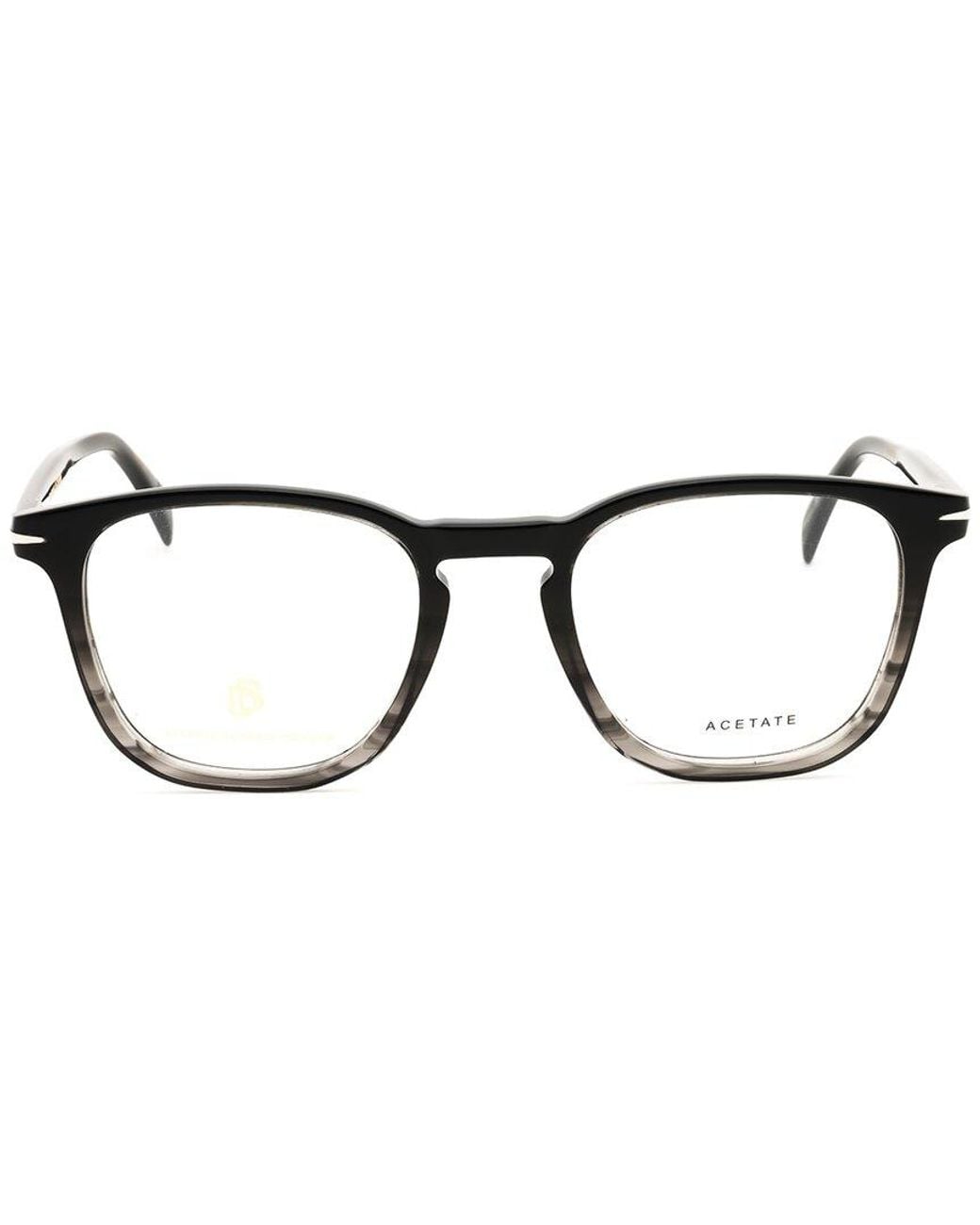 David Beckham Black 49Mm Optical Frames for men