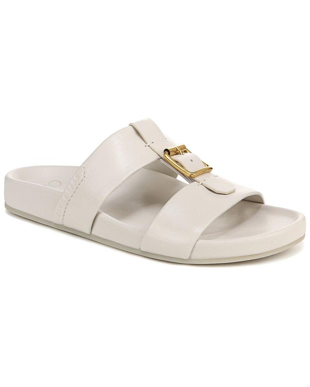Franco Sarto White Braxton Slide