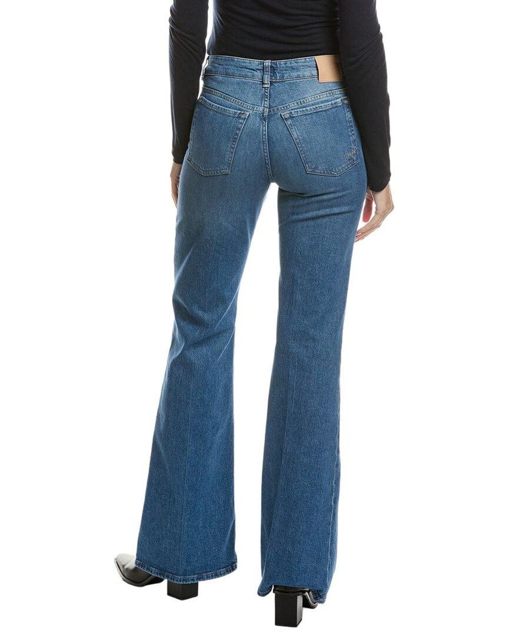 Boss Blue Soft Bootcut Low-Rise Jean