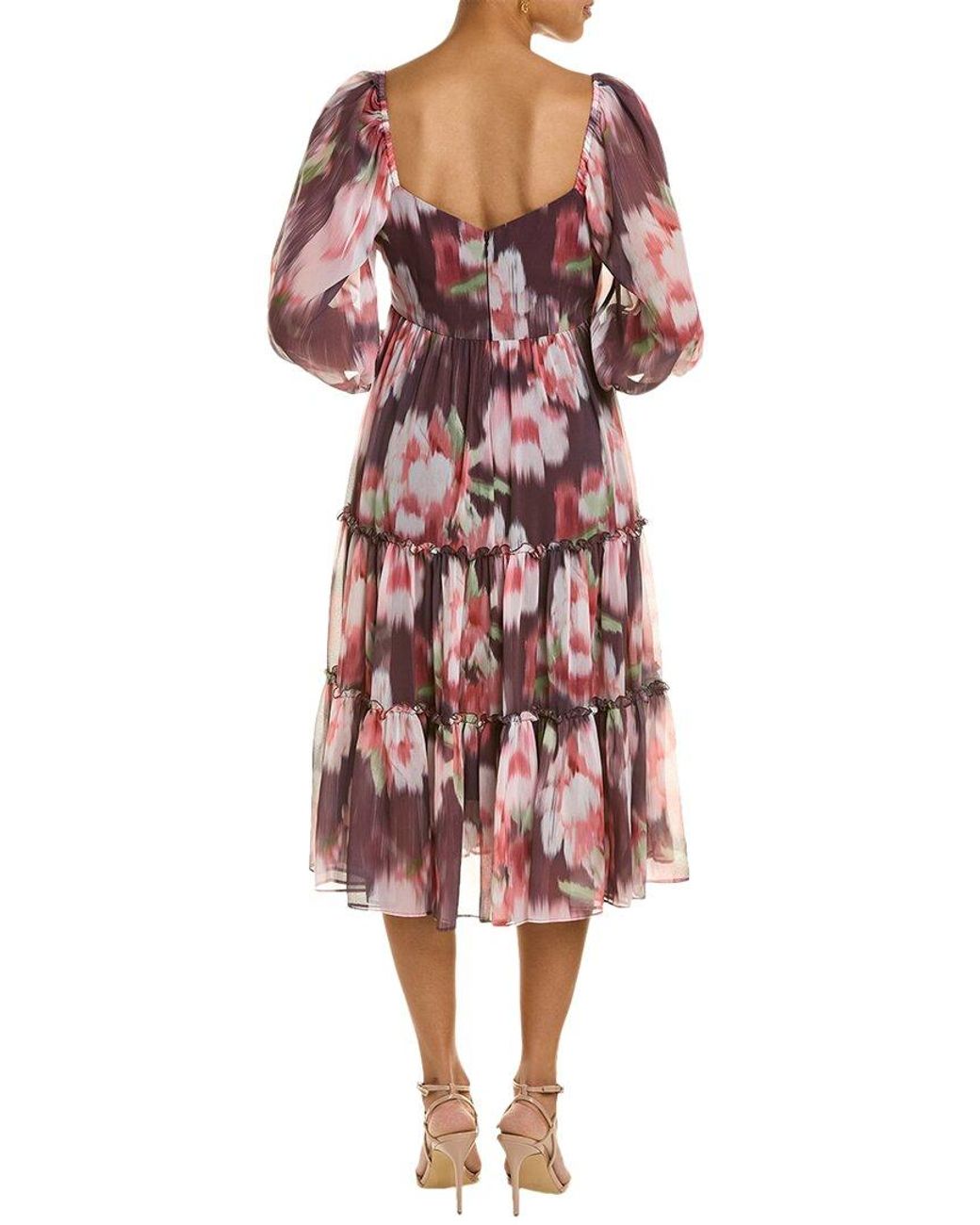 Sachin & Babi Red Jamie Midi Dress