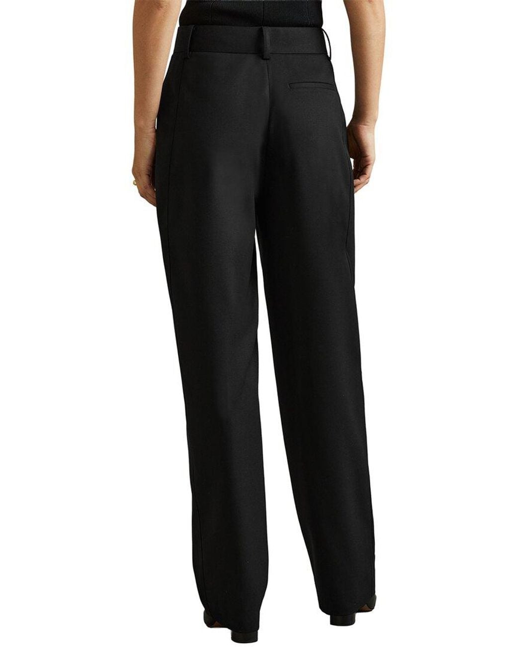 Reiss Black Zoe Casual Trouser