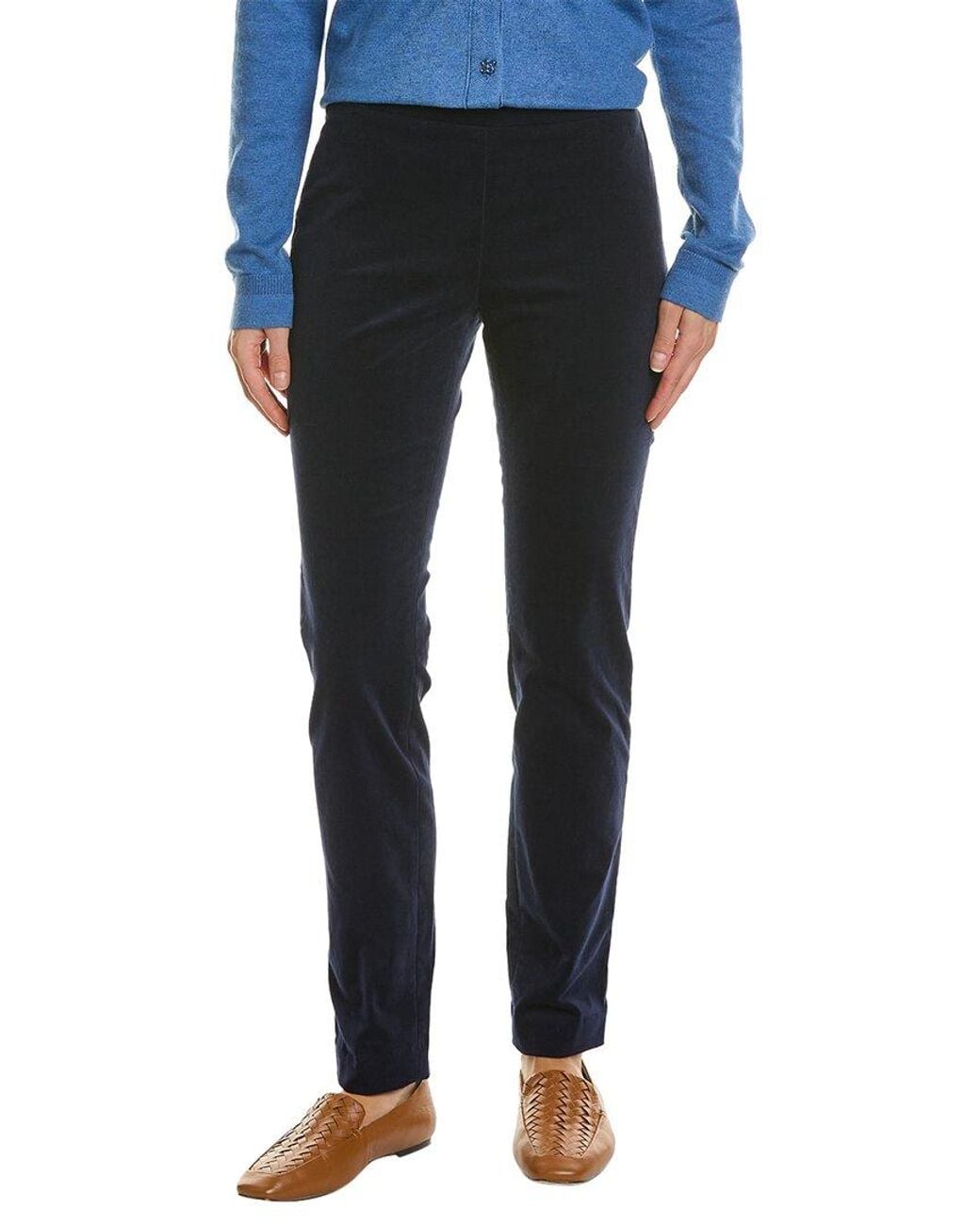 Pink Tartan Blue Corduroy Pant