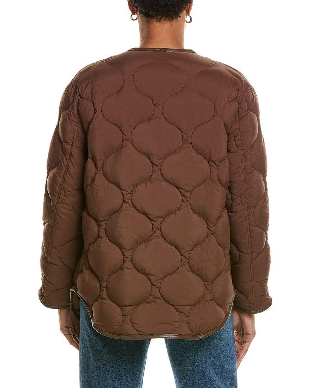 Rag & Bone Brown Tatiana Quilted Liner Jacket
