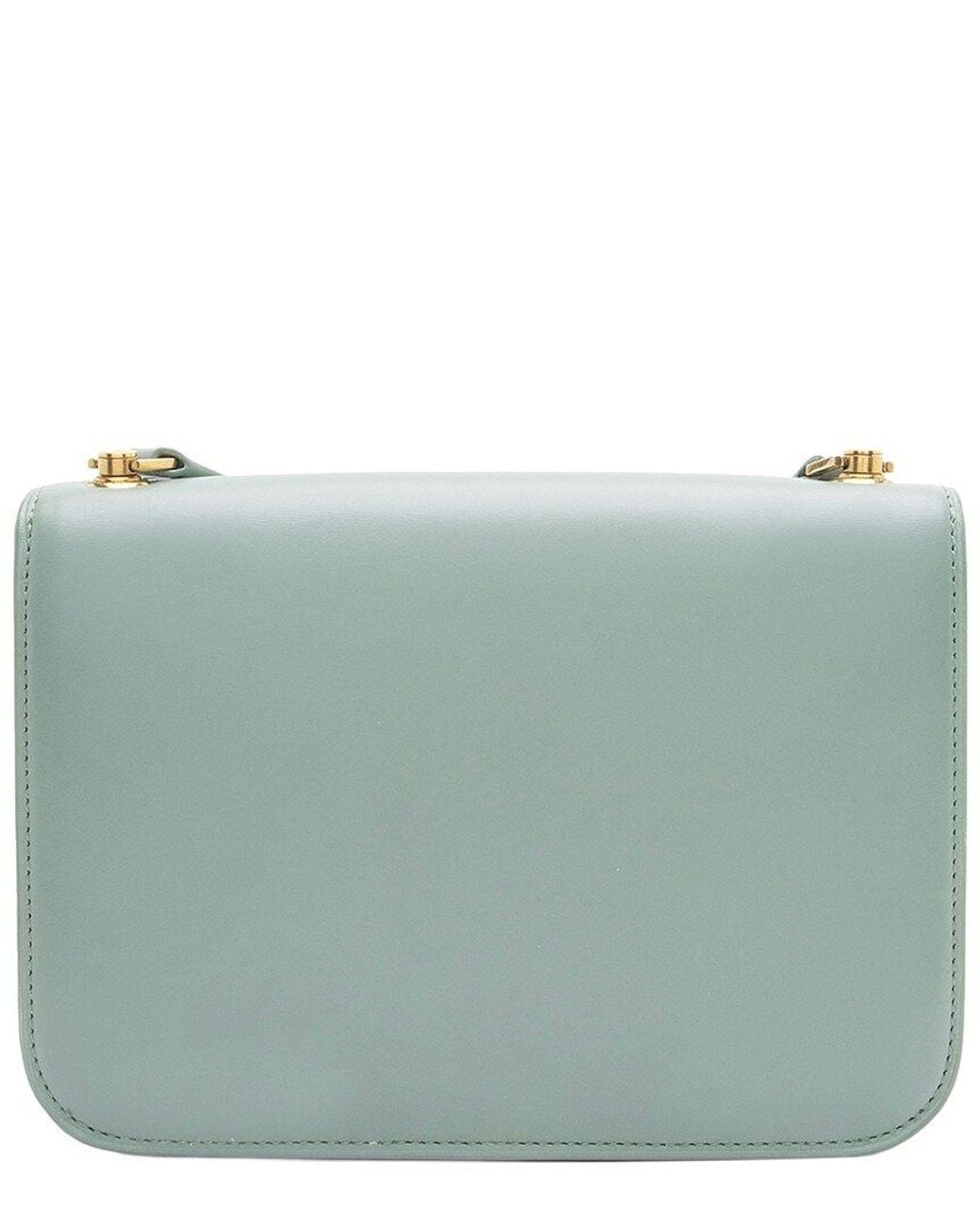 Saint Laurent Green Smooth Calfskin Le Carre Shoulder Bag (Authentic Pre- Loved)