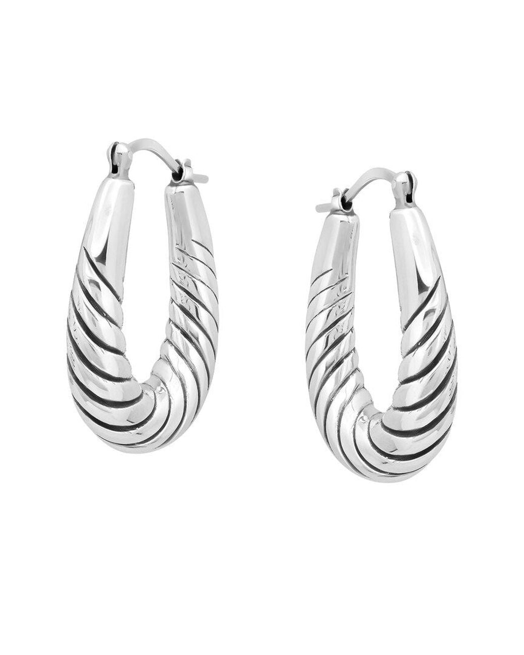 MaxColor Metallic Dangle Earrings