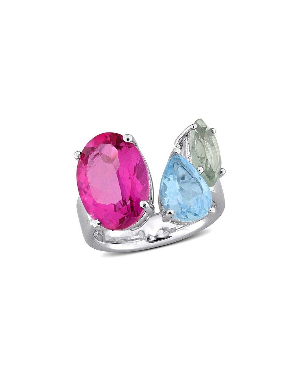 Rina Limor Pink 10.05 Ct. Tw. Topaz & Quartz Ring