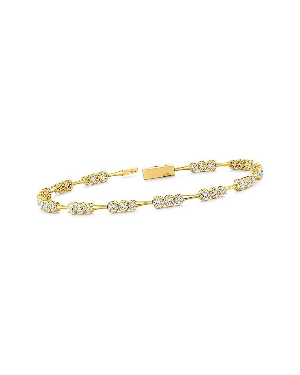 Lab Grown Diamonds White 14K 1.97 Ct. Tw. Lab-Grown Diamond Tennis Bracelet