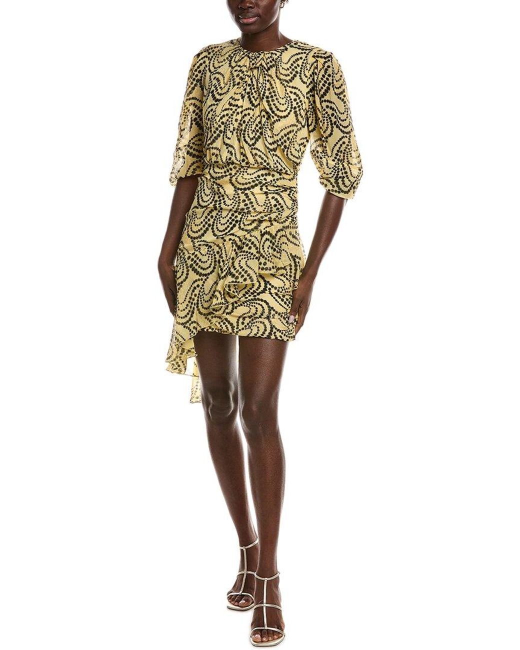 Sandro Metallic Woven Midi Dress