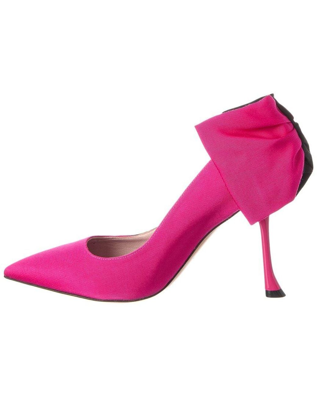 Roger Vivier Pink Canvas Pump