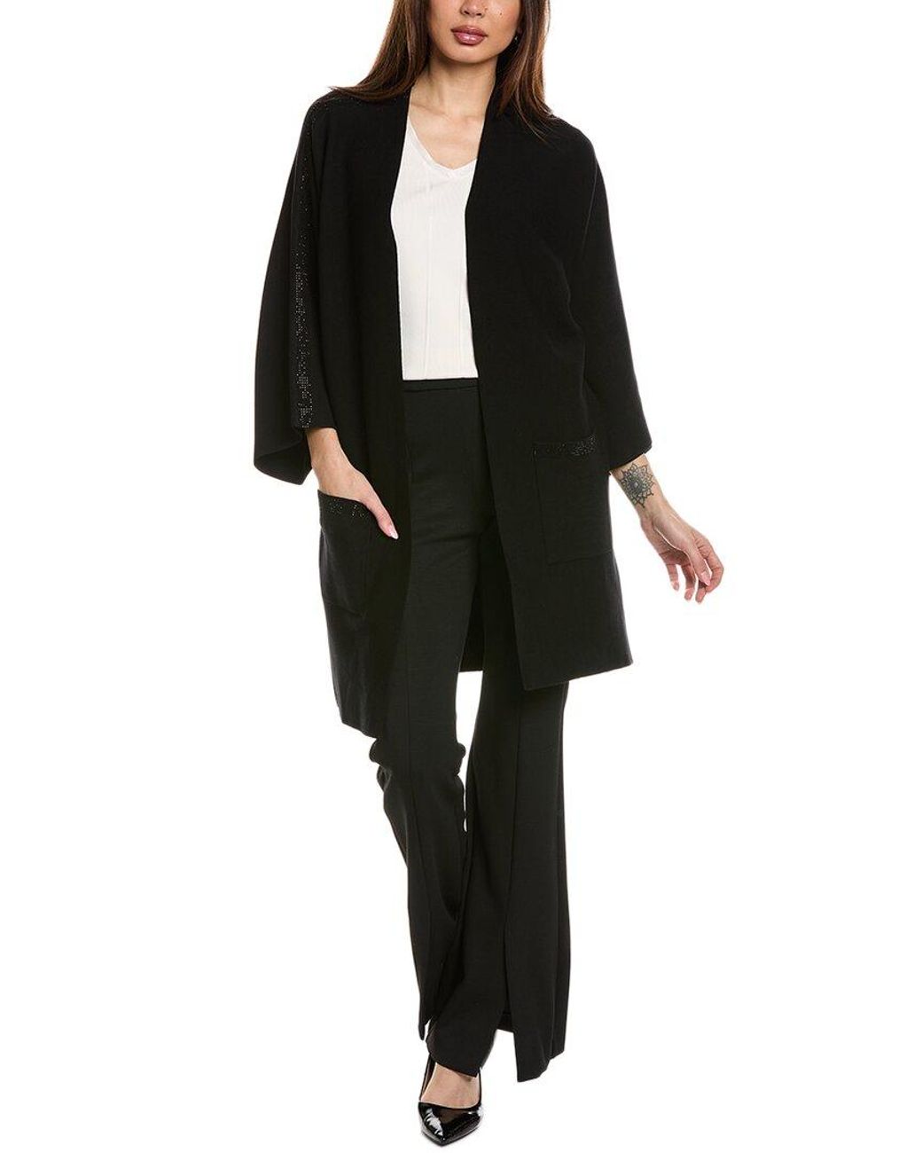 Joseph Ribkoff Black Kimono Cover-Up