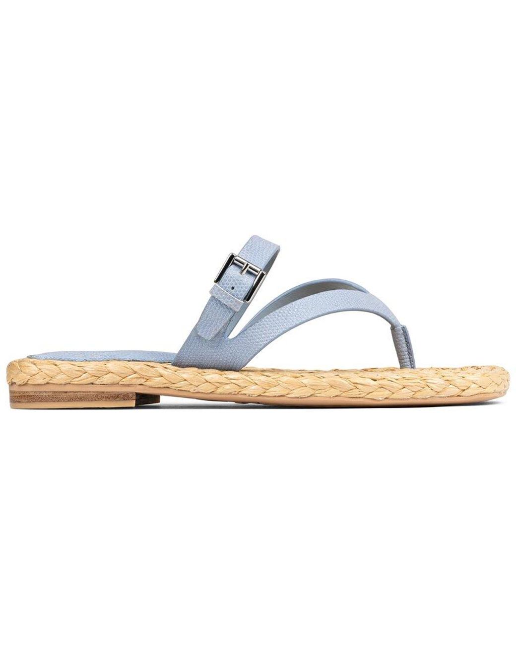 Donald J Pliner Metallic Heathro Leather Sandal