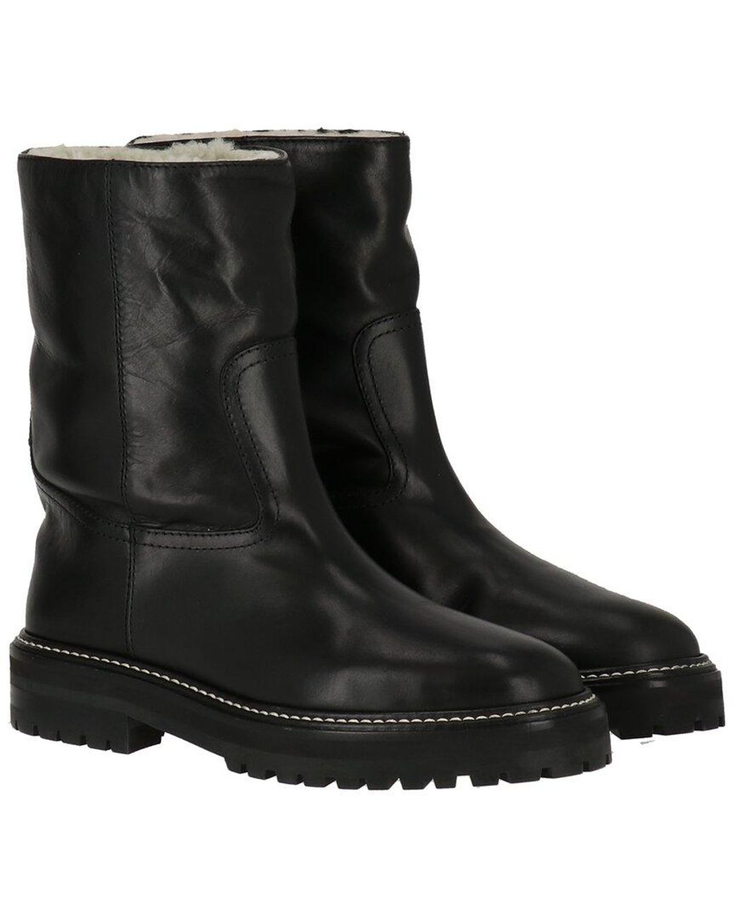 Jimmy Choo Black Yari Leather Boot