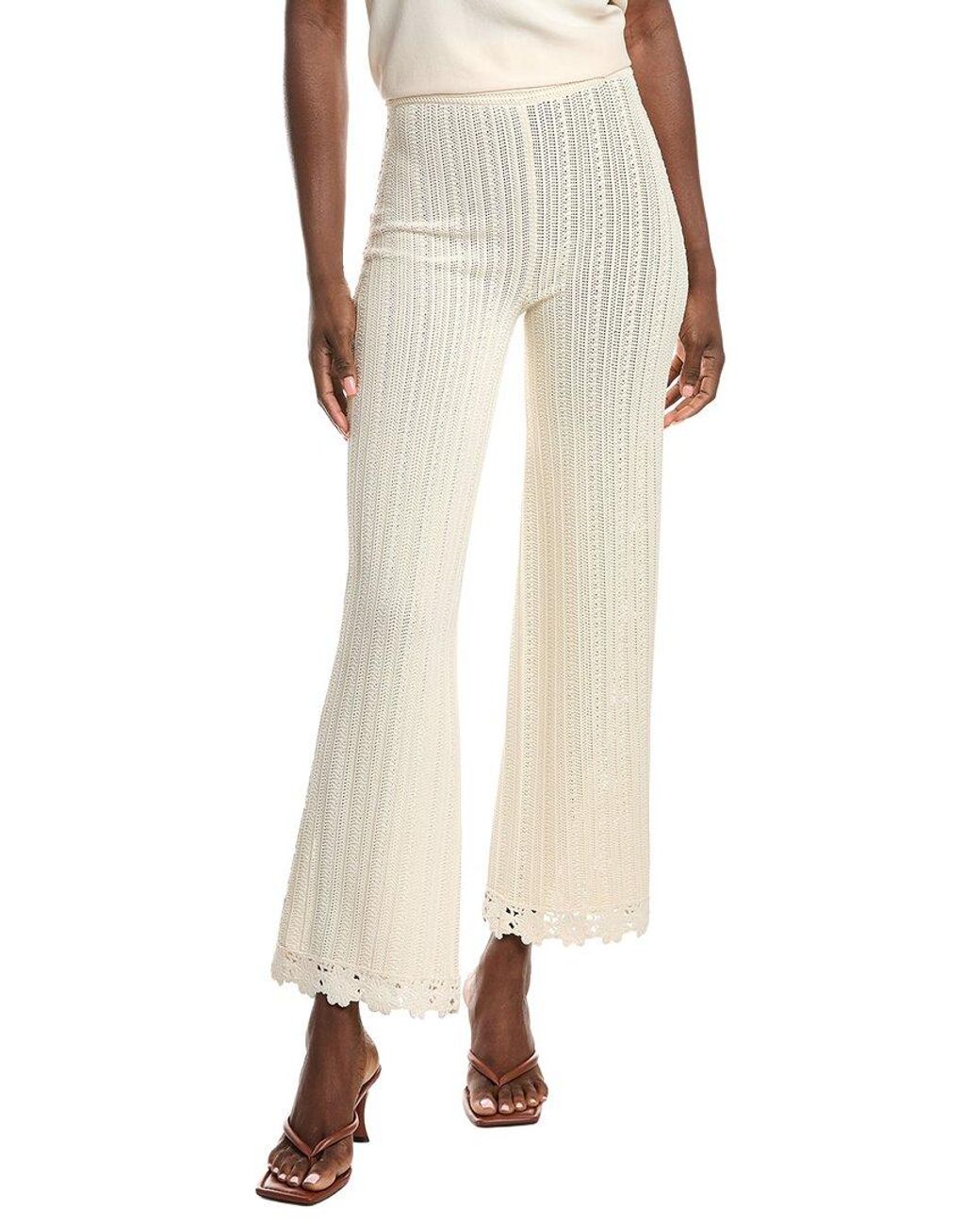 Maje Natural Crochet Pant