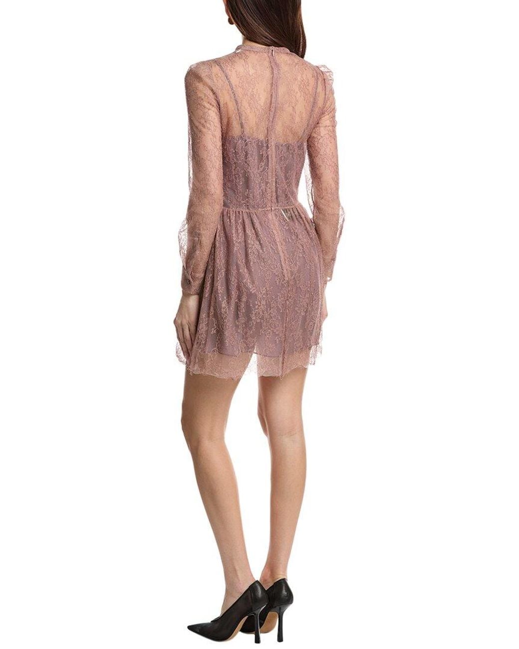 Valentino Pink Lace Abiti Donna
