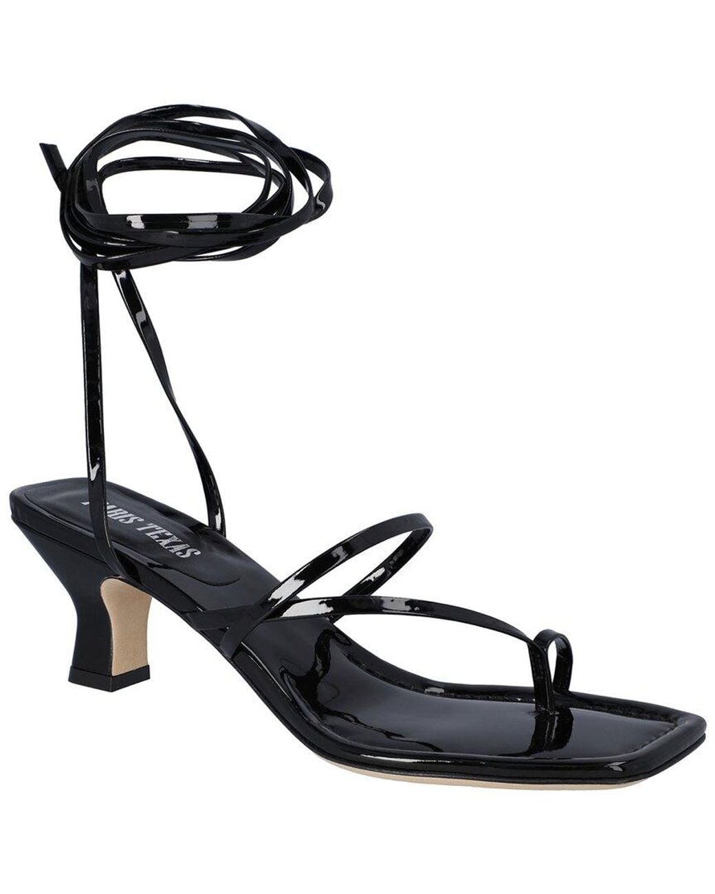 Paris Texas Black Betty Leather Sandal